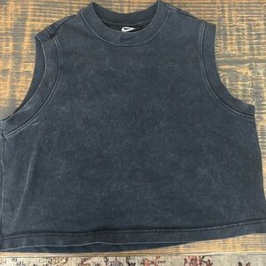 Nike Acid Wash Crop Top Size Large